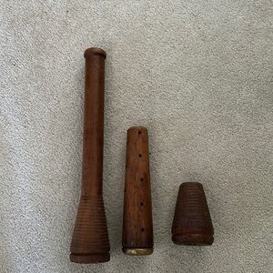 Vintage wooden spools